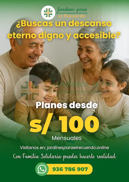 Oferta en Parque del Recuerdo de S/100 | precio parque del recuerd | asesórate